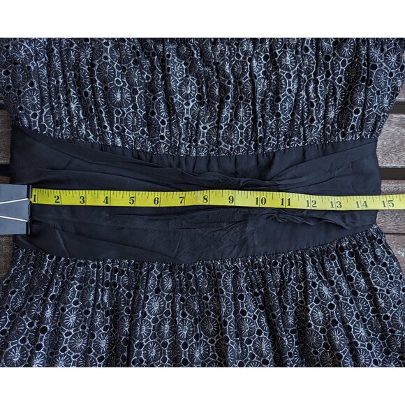 💜✨Vintage Betsey Johnson Black and Silver Lace Dress - Picture 15 of 15